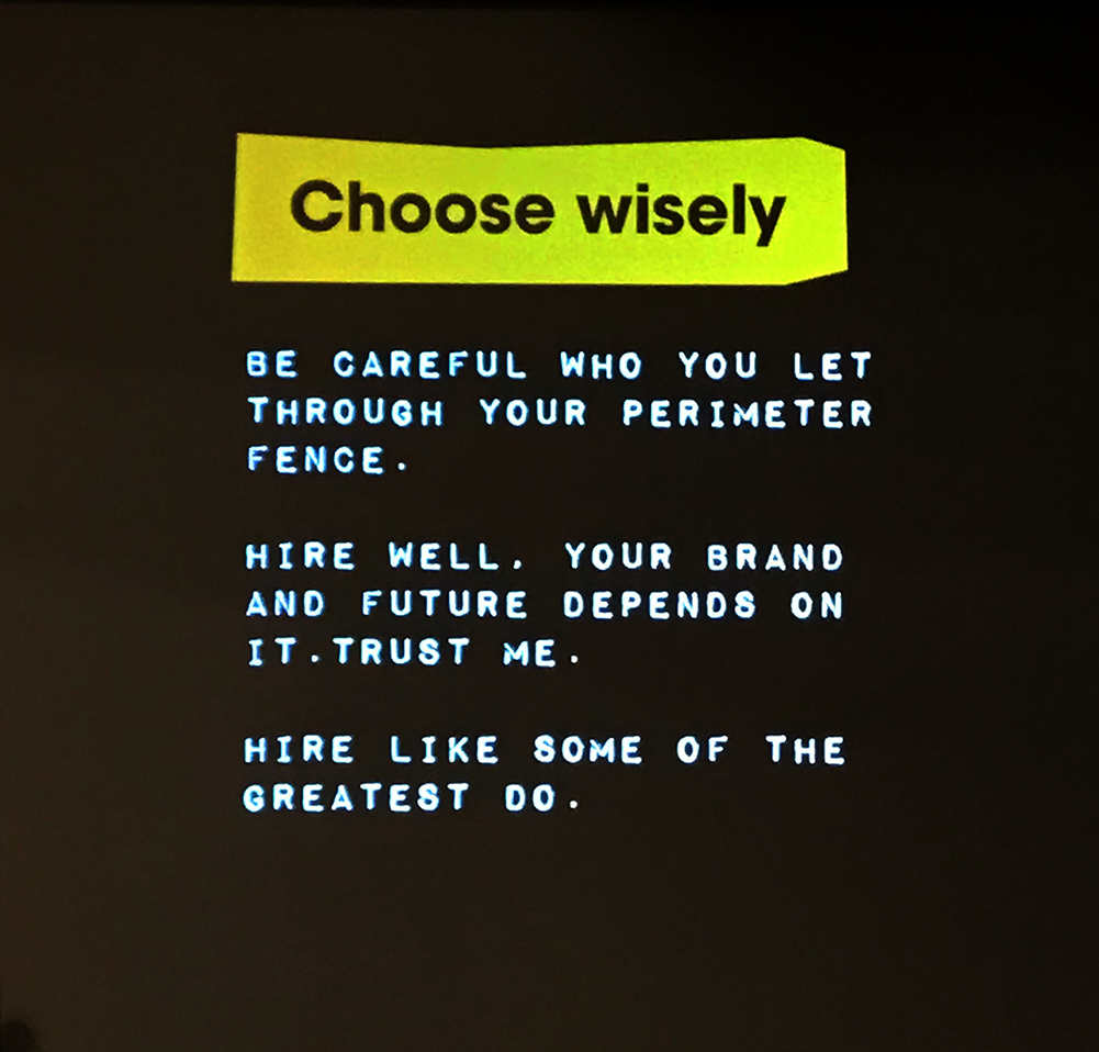 Glug London - December 2017, Giff Gaff presentation - Choose wisely image