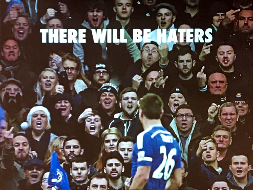 Glug London - December 2017, Haters quote